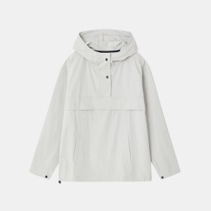 IKALOOK 경량 솔리드 후드 아노락 점퍼 CJP109