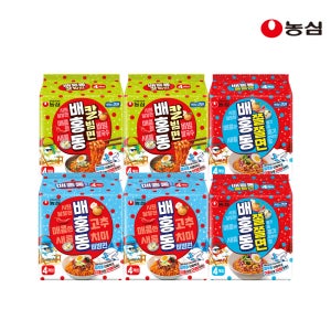 농심 배홍동 마스터 컬렉션 (칼빔면 8개+비빔면 8개+쫄쫄면 8개)