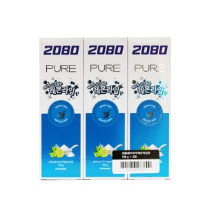 2080 퓨어치약 레몬라임향 120g 3입