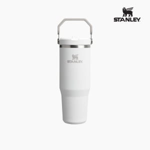스탠리 아이스플로우 플립 스트로 2.0 텀블러 887ml, 프로스트 화이트