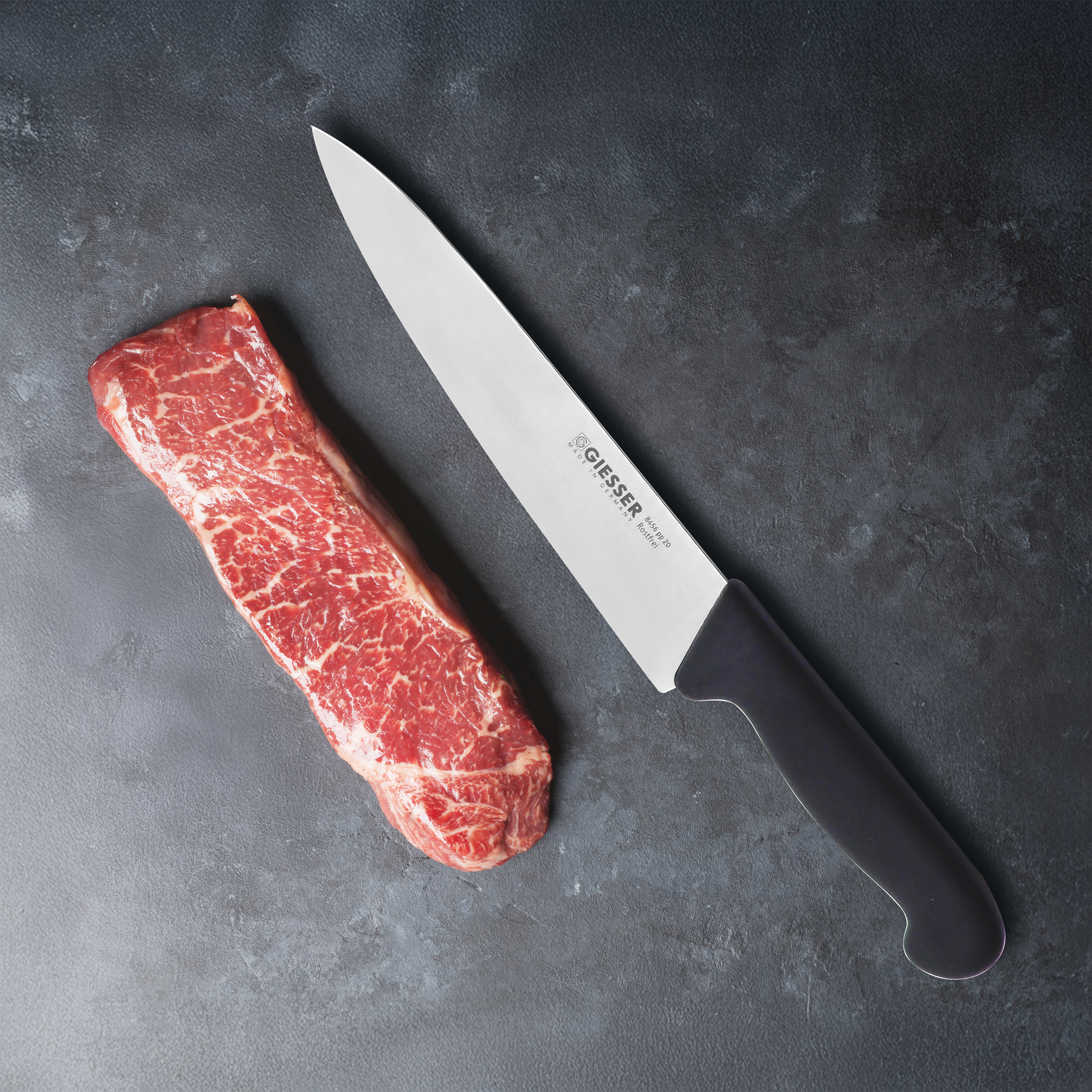 독일 기셀 주방 고기 정육칼 갈비칼 20cm, 1개