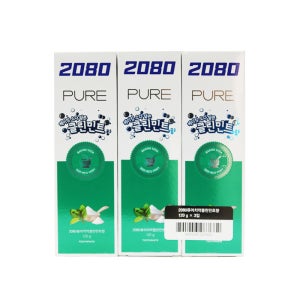 2080 퓨어치약 클린민트향 120g 3입