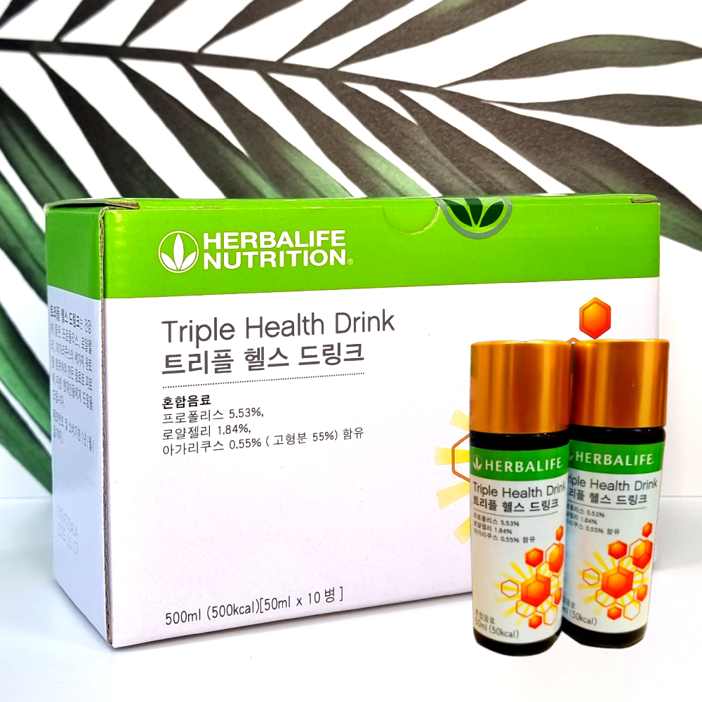<b>허벌라이프</b> 트리플 헬스 드링크 50ml x 10병 프로폴리스