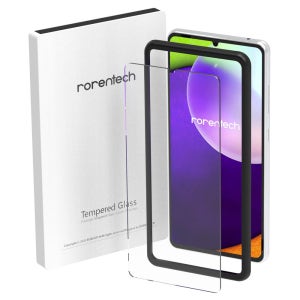 로랜텍 강화유리 풀커버 액정보호필름 갤럭시A32 LTE, 1매입