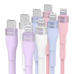 로랜텍 파스텔 고속충전 아이폰 케이블 0.5m