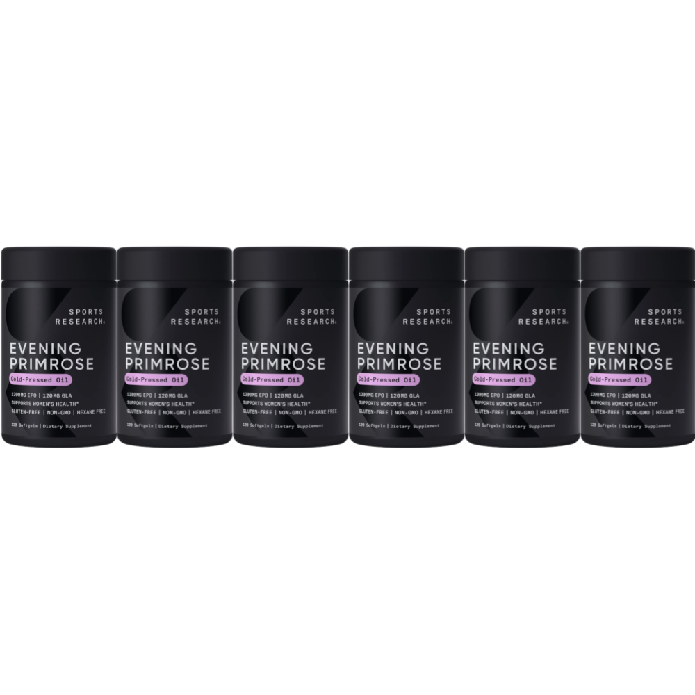 6통 sport research evening primrose <b>1300mg</b> 120정 감마리놀렌산 달맞이꽃