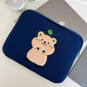 조이쿼카 노트북 파우치 맥북 그램 갤럭시북 아이패드 태블릿 미디엄M(12.9/13/14), 캐치 쿼카