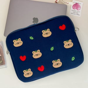 조이쿼카 노트북 파우치 맥북 그램 갤럭시북 아이패드 태블릿 라지L(15/16/17), 패턴 쿼카