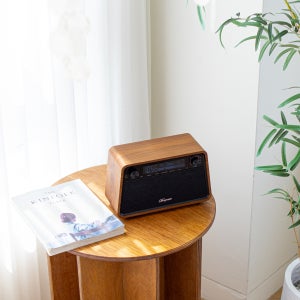 산진 SANGEAN WR-201D 원목 레트로 블루투스 라디오