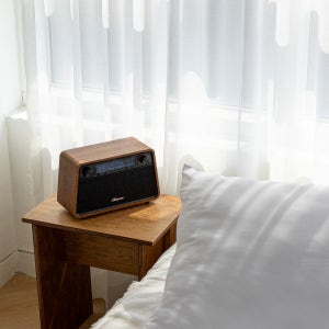 산진 SANGEAN WR-201D 원목 레트로 블루투스 라디오