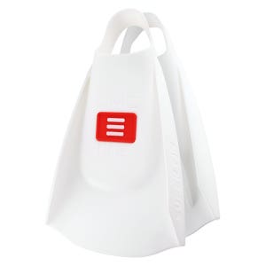 DMC 슈퍼핀 수영 훈련용 오리발 숏핀 망사가방 화이트