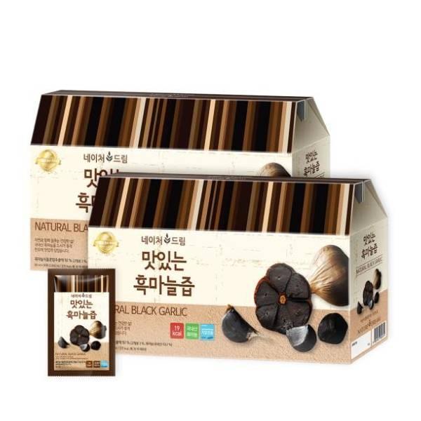 | <b>네이처드림</b> | 맛있는 흑마늘즙 30포 x 2박스 갱년기 명절 설 선물세트 품격있는 건강즙선물 수능