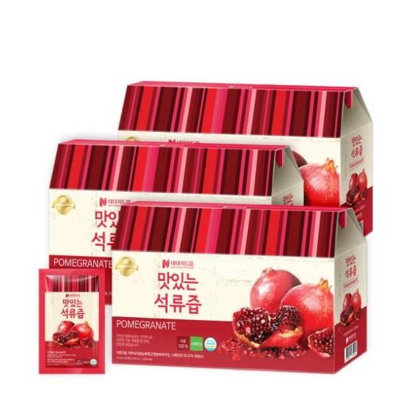 | <b>네이처드림</b> | 맛있는 석류즙 30포 x 3박스 콜라겐 비타민 피부미용 여성건강 갱년기