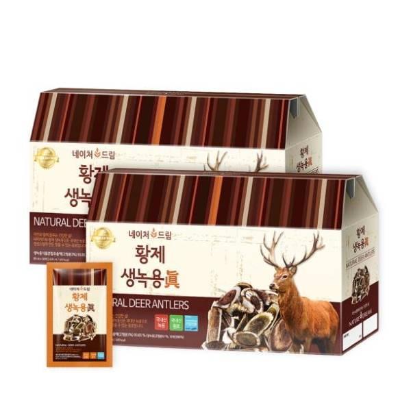 | <b>네이처드림</b> | 황제 생녹용진 30포 2박스 명절 설 선물세트 품격있는 건강즙선물 수능 갱년기