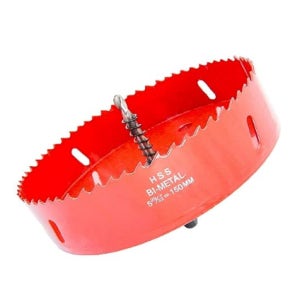 바이메탈 목공 홀쏘 150mm 홀커터 매립등 설치 석고보드 SMC 천장타공 홀컷터 목재