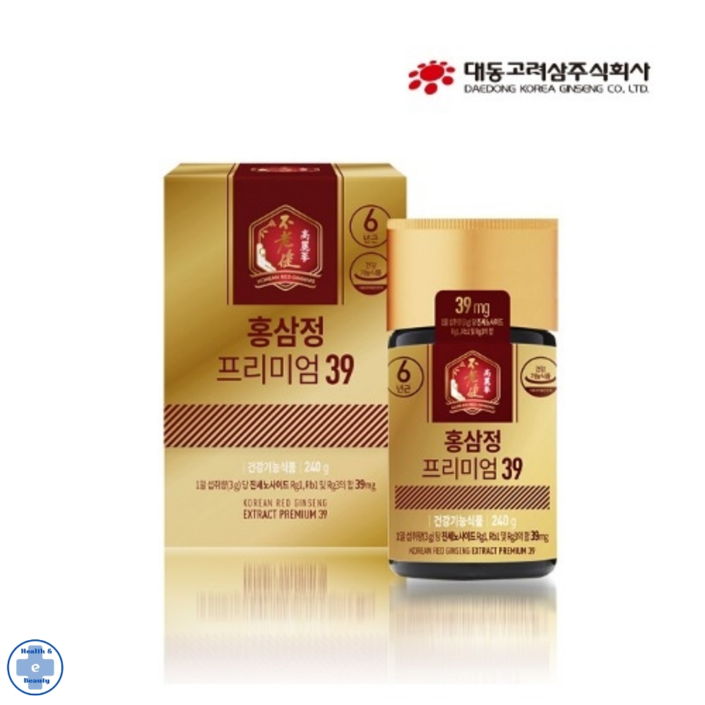 대동<b>고려</b>삼 <b>홍삼정 프리미엄</b> 39 농축액 <b>240g</b> 진세노이드함량 39mg