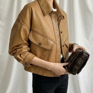 멋퀸 프리미엄 여성 양가죽자켓 레더자켓 숏라이더 램스킨 자켓 봄 가을