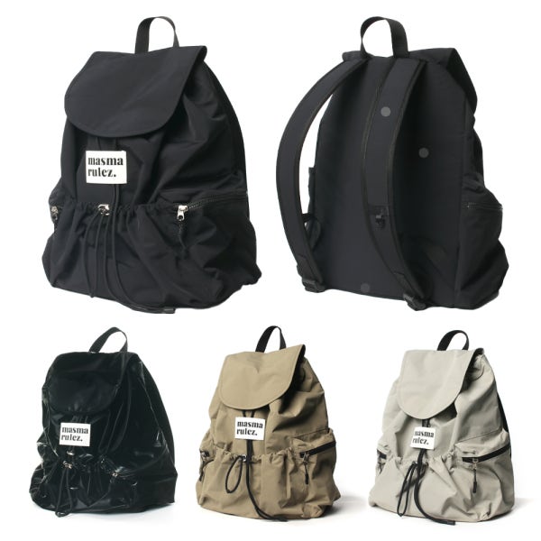 마스마룰즈 스트링 플랩백팩 masmarulez String flap backpack