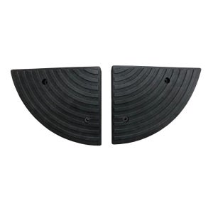 경계턱 설치용 매장출입구 차량진입판 날개 세트 H140 공사장