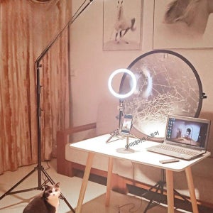 이동식 라이브 방송 조명 헤어 보정 강조 라이트 촬영장비