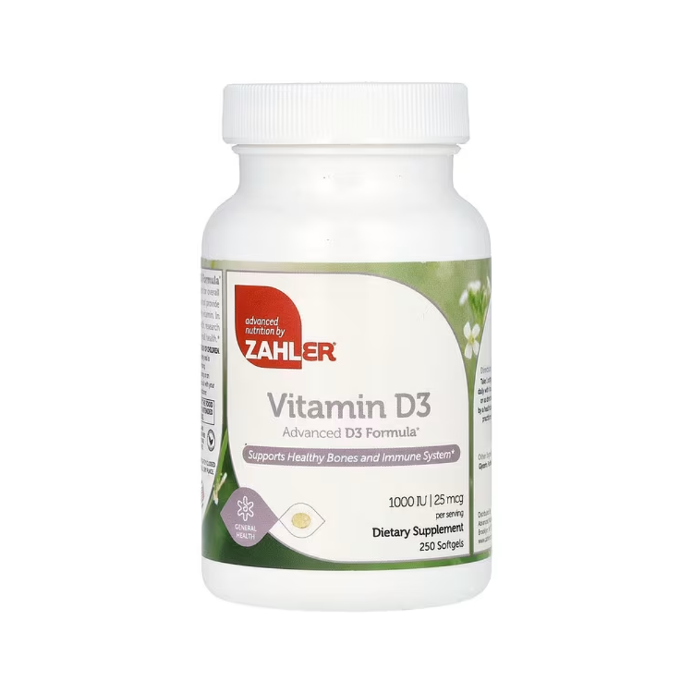 잘러 비타민 <b>D3</b> <b>25 mcg</b> (1,000 IU) 250 소프트젤