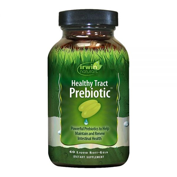 <b>어윈</b>네츄럴 Irwin Naturals Healthy Tract 프리바이오틱 - 강력한 일일 소화 건강 지원 및 프로바이오틱 부스트 건강한 박테리아의 성장 촉진, <b>장</b> 균형 촉진 액체