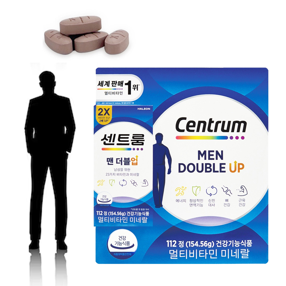센트룸 포맨 더블업 남성 멀티비타민 112정 40대 남자영양제