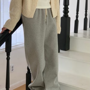 [자체제작] 스트링 미니쭈리 조거 일자핏 스웻팬츠