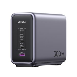 유그린 300W GaN PD PPS QC 5포트 초고속 충전기 CD333