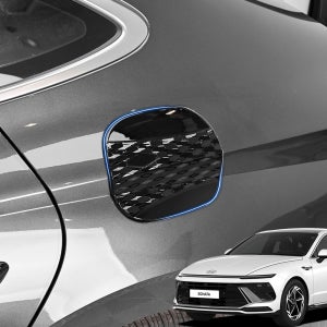 쏘나타 디엣지 튜닝 주유구 블랙 커버 몰딩