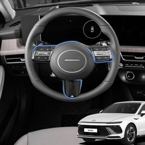 쏘나타 디엣지 튜닝 핸들프레임 카본 커버 몰딩