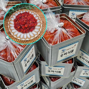 [송하식품] 10kg 낙지탕탕 (낙지+청어알)