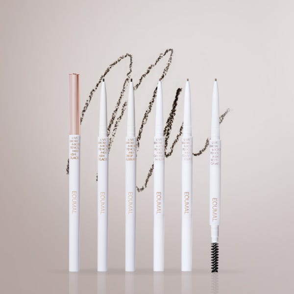 에크멀 라이브 브로우 마이크로 펜슬 1mm 5color