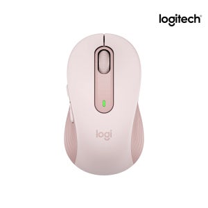 [국내정발] 로지텍 시그니처 M650 로즈핑크 미니 사무용 노트북 무선 블루투스 마우스