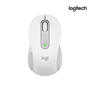 [국내정발] 로지텍 시그니처 M650 오프화이트 미니 사무용 노트북 무선 블루투스 마우스