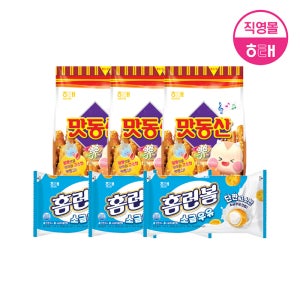 해태 맛동산 (155g X 3개) + 홈런볼 (46g X 3개)