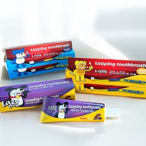 레이지독 구강관리세트[치카푸카 치약+소프트 펫 칫솔]