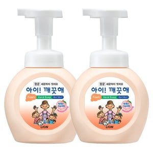 아이깨끗해 핸드워시 손세정제 복숭아향 250mlX2개