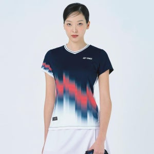 요넥스 배드민턴복 배드민턴의류 반팔 여성용 경기복 티셔츠 민턴로그 251TS004F