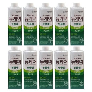 뉴케어 당플랜 인절미맛 200ml 10팩 식이조절 어르신 노인 병문안 환자식 식사대용