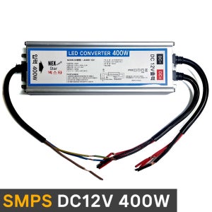LED 컨버터 SMPS DC12V 400W JD 방수 간판 안정기 3구 모듈
