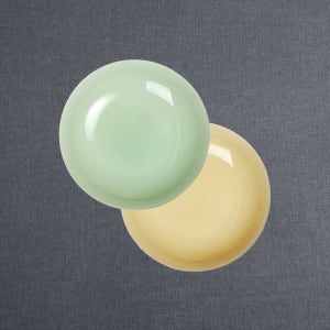 구름유리 샐러드볼 21cm 미스트글라스볼 반투명유리그릇 레스토랑그릇