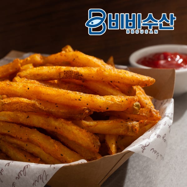 케이준 감자튀김1kg+1kg