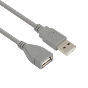 넥시 USB2.0 AM to AF USB 연장 케이블 3m, 1개