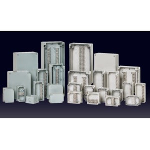 BC-ATG-S10PT 65x110x45 박스코 계단형 단자대박스 10P 투명커버