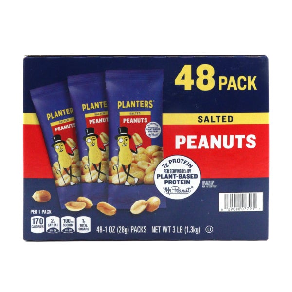 플랜터스 솔티드 피넛 28g 48개 가염 땅콩 코스트코