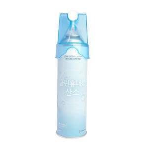 휴대용 산소호흡기 클린 약국 마스크 산소캔 등산 운동 가정용 산소통 648ml