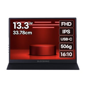 일렉싱크 포터블 터치 모니터 FHD 서브 보조 S13T 33cm (13.3인치)