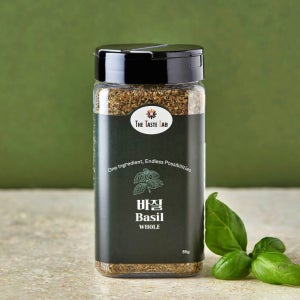 더테이스트랩 바질가루 럽드 85g 건조 분말 허브 천연 향신료