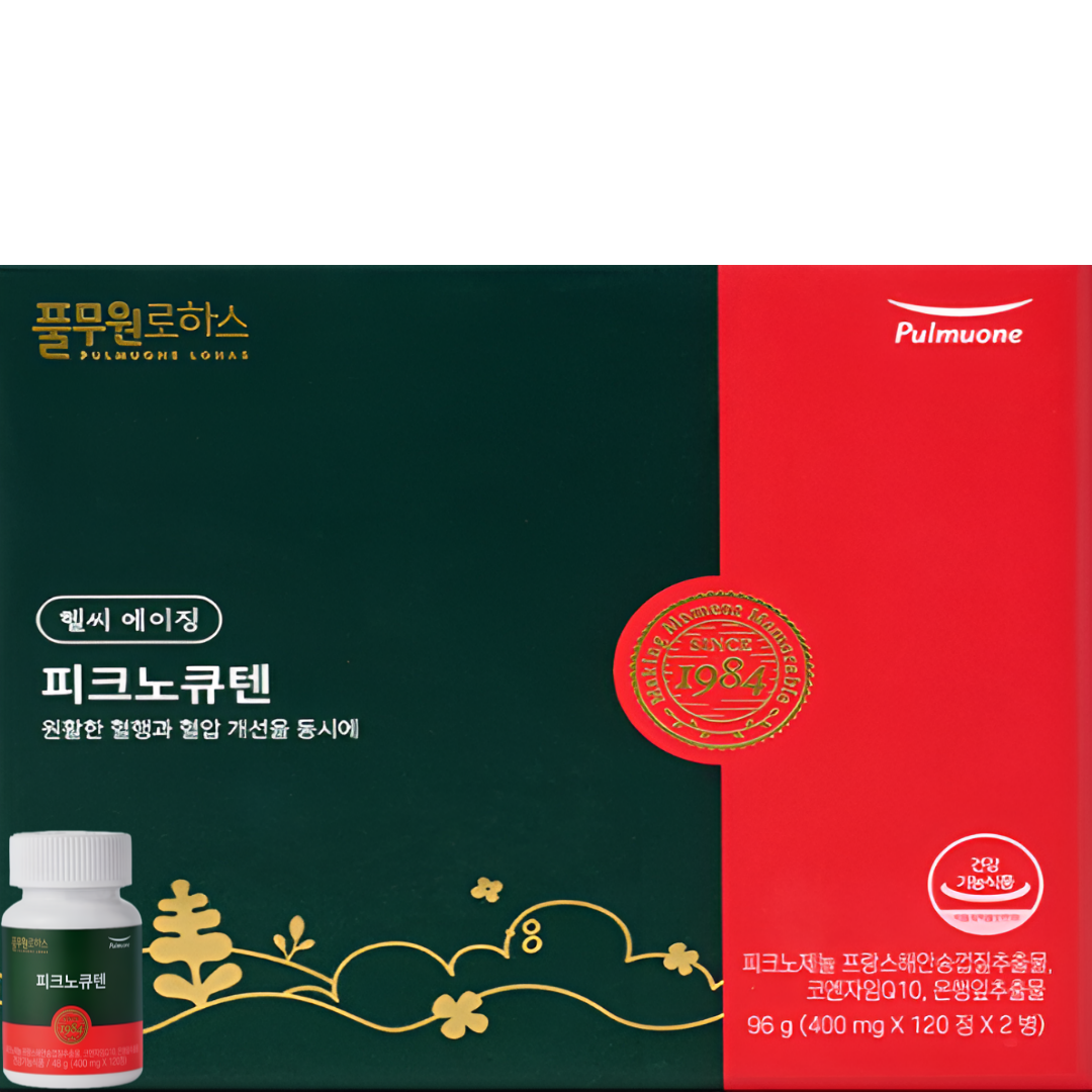<b>풀무원로하스</b> 피크노큐텐 240정(2개월분) 혈압,혈행개선